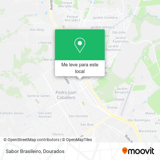Sabor Brasileiro mapa