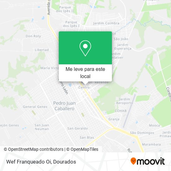 Wef Franqueado Oi mapa