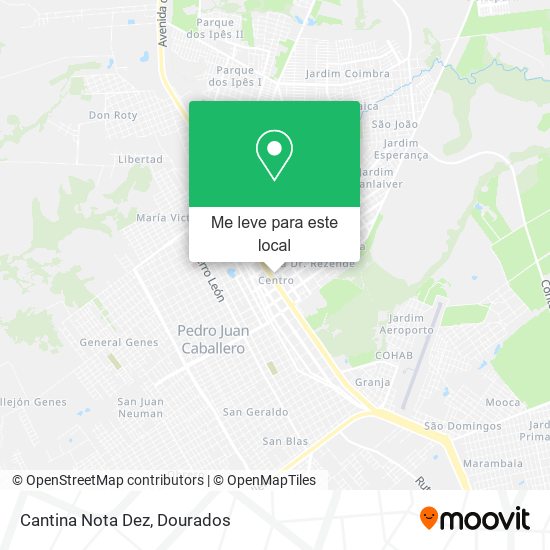 Cantina Nota Dez mapa