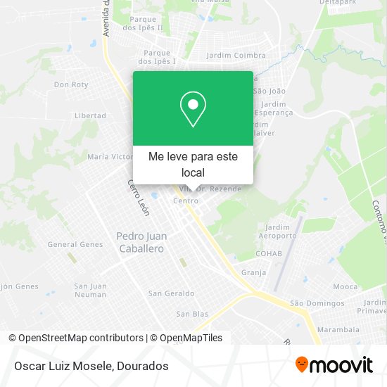 Oscar Luiz Mosele mapa