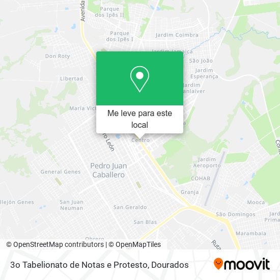 3o Tabelionato de Notas e Protesto mapa