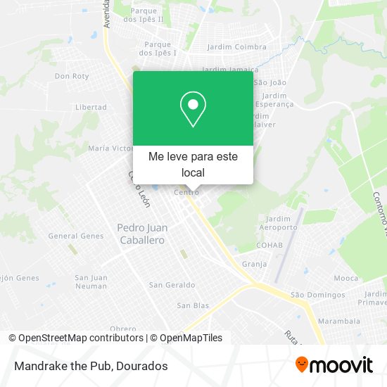 Mandrake the Pub mapa