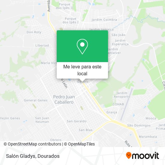 Salón Gladys mapa