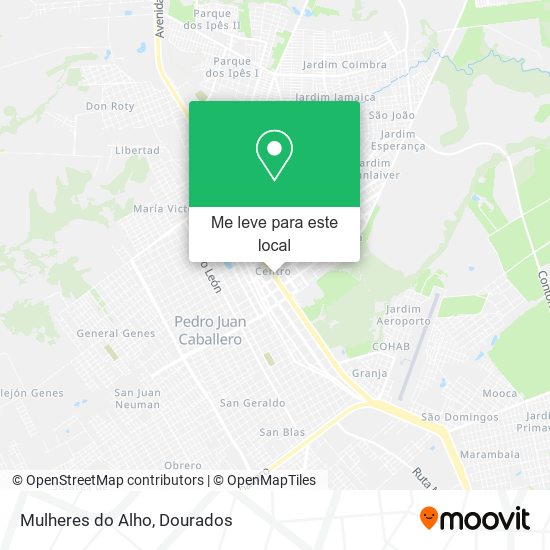 Mulheres do Alho mapa