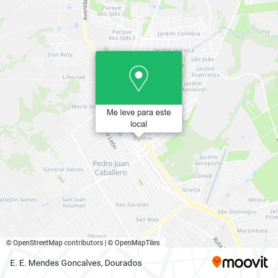 E. E. Mendes Goncalves mapa
