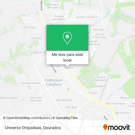 Universo Orquideas mapa