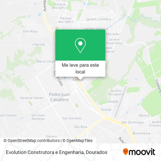 Evolution Construtora e Engenharia mapa