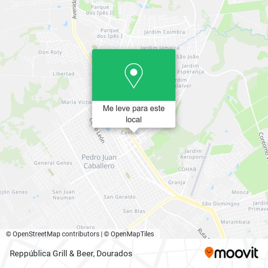 Reppública Grill & Beer mapa