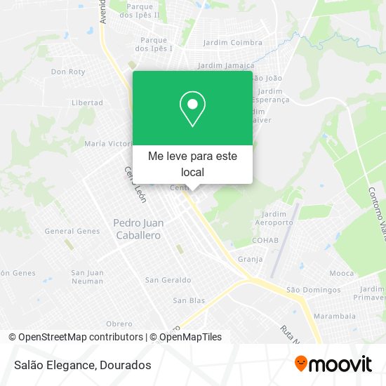 Salão Elegance mapa