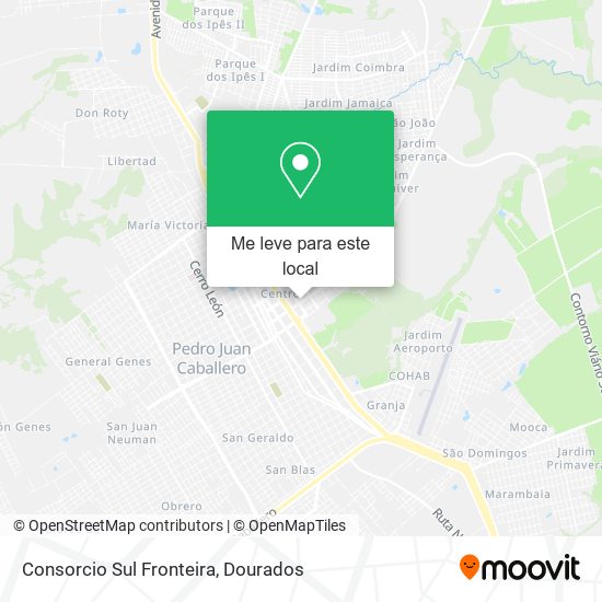 Consorcio Sul Fronteira mapa