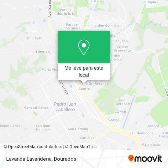 Lavanda Lavanderia mapa