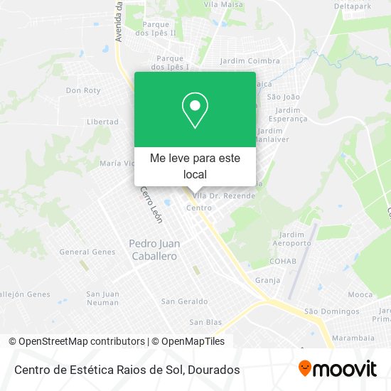Centro de Estética Raios de Sol mapa