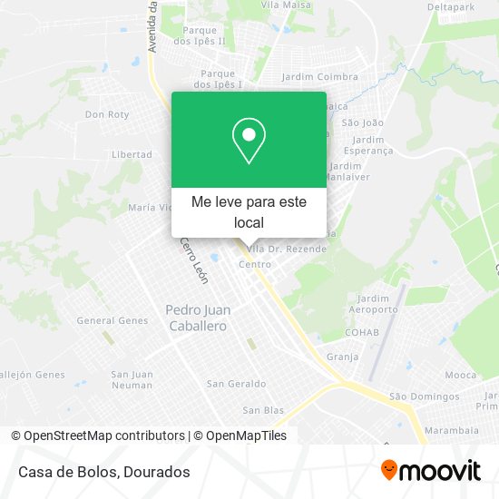 Casa de Bolos mapa