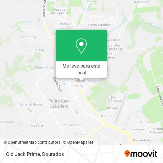 Old Jack Prime mapa