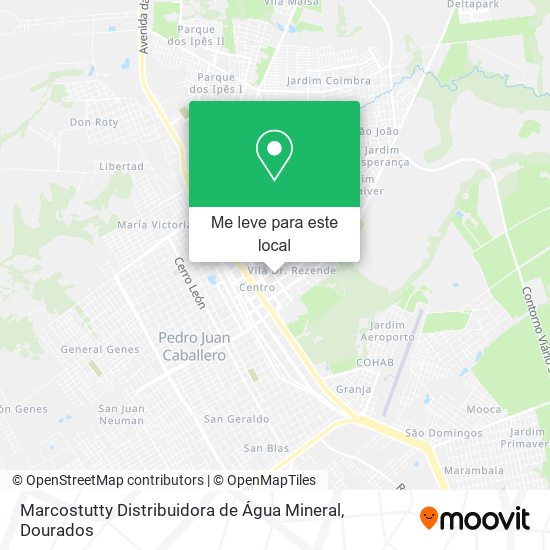 Marcostutty Distribuidora de Água Mineral mapa