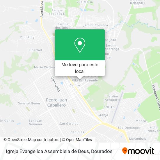 Igreja Evangelica Assembleia de Deus mapa