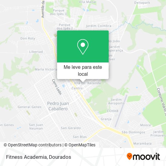 Fitness Academia mapa
