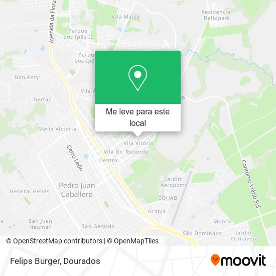 Felips Burger mapa