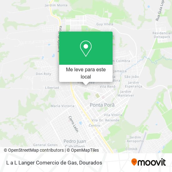 L a L Langer Comercio de Gas mapa