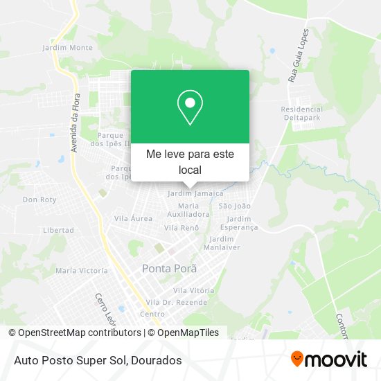 Auto Posto Super Sol mapa