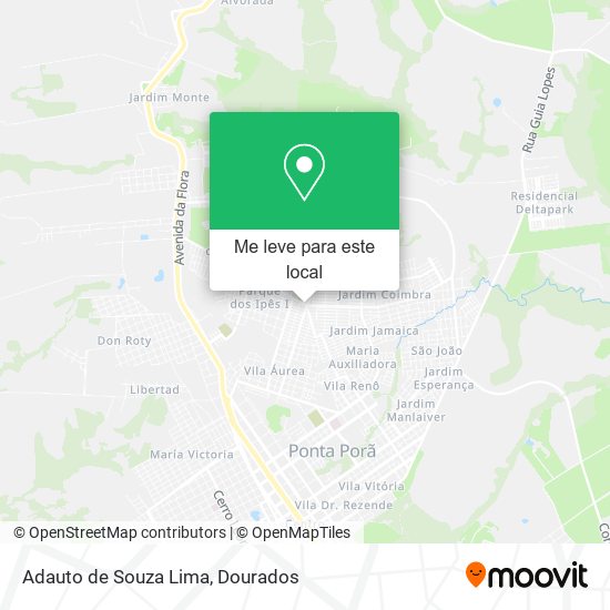 Adauto de Souza Lima mapa