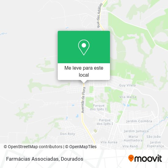 Farmácias Associadas mapa