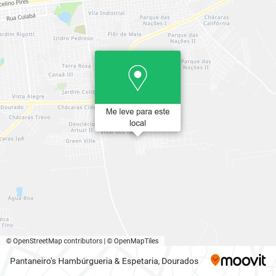 Pantaneiro's Hambúrgueria & Espetaria mapa
