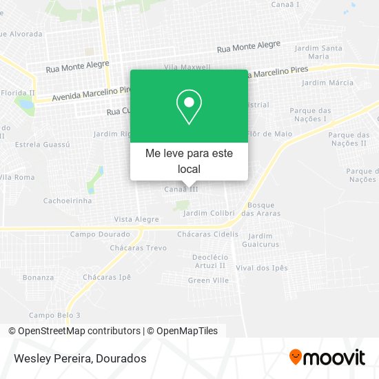 Wesley Pereira mapa