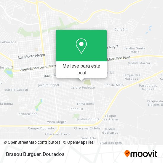 Brasou Burguer mapa