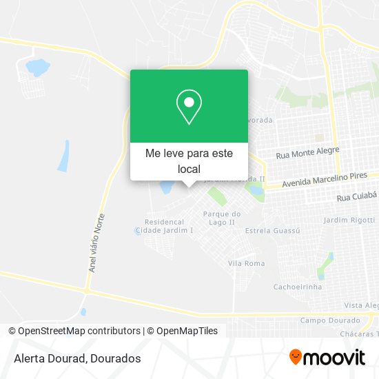 Alerta Dourad mapa