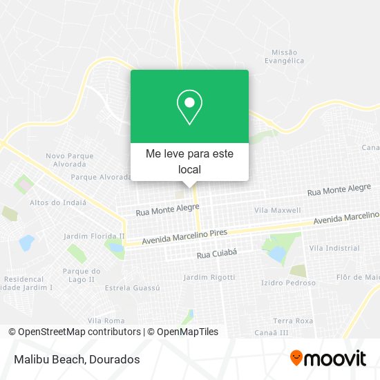 Malibu Beach mapa