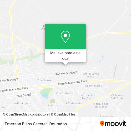 Emerson Blans Caceres mapa