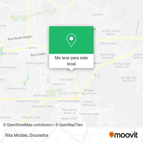 Rita Modas mapa