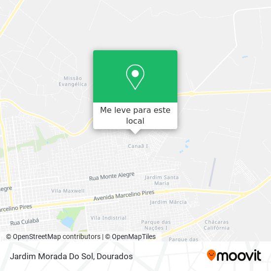 Jardim Morada Do Sol mapa