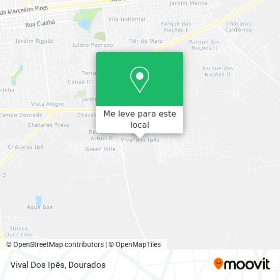 Vival Dos Ipês mapa