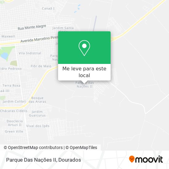 Parque Das Nações II mapa