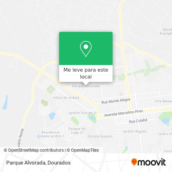 Parque Alvorada mapa