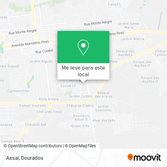 Assaí mapa