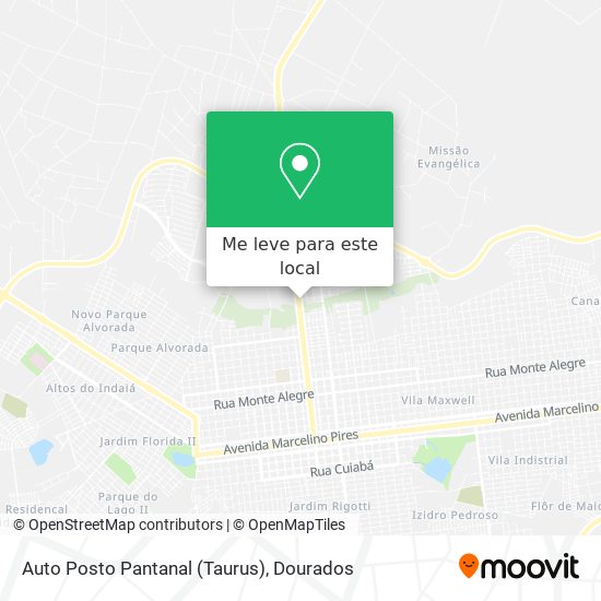 Auto Posto Pantanal (Taurus) mapa