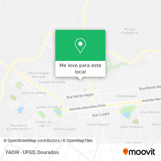 FADIR - UFGD mapa