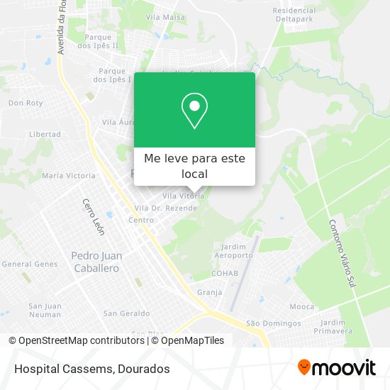 Hospital Cassems mapa