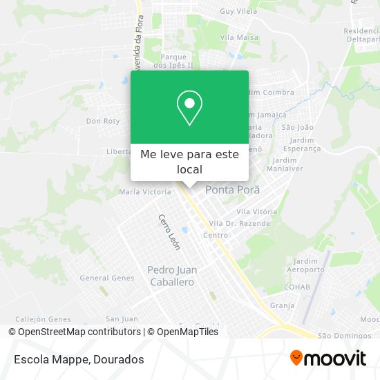 Escola Mappe mapa
