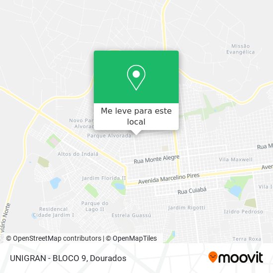 UNIGRAN - BLOCO 9 mapa