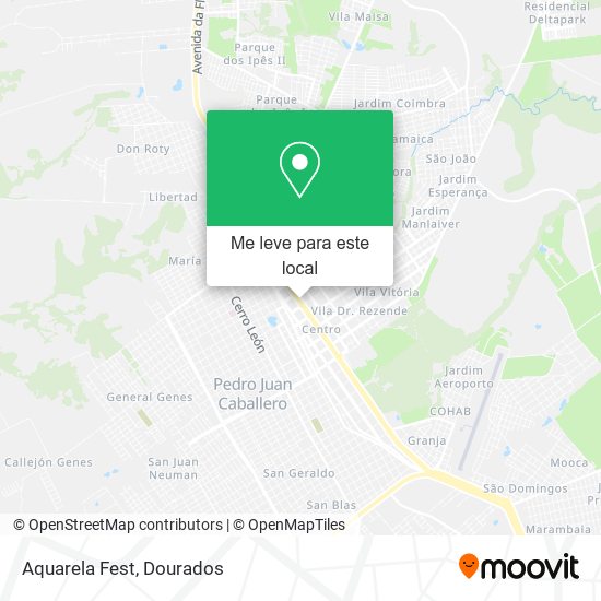 Aquarela Fest mapa