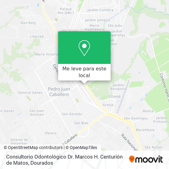 Consultorio Odontológico Dr. Marcos H. Centurión de Matos mapa