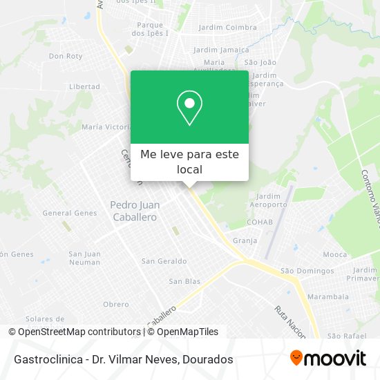 Gastroclinica - Dr. Vilmar Neves mapa