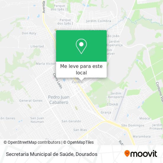 Secretaria Municipal de Saúde mapa