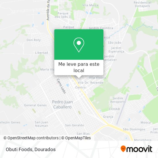 Obuti Foods mapa