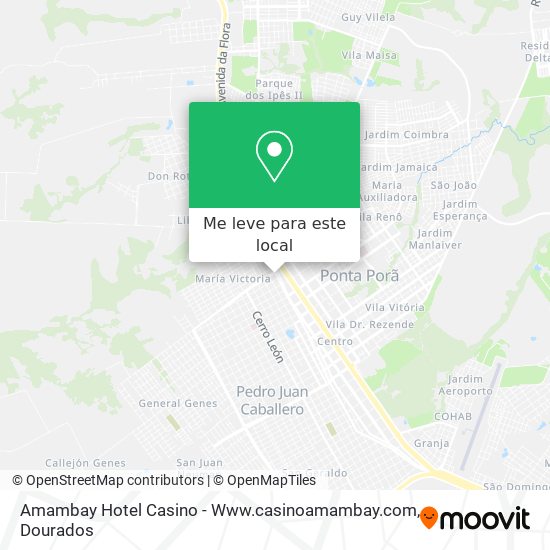 Amambay Hotel Casino - Www.casinoamambay.com mapa