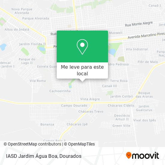 IASD Jardim Água Boa mapa